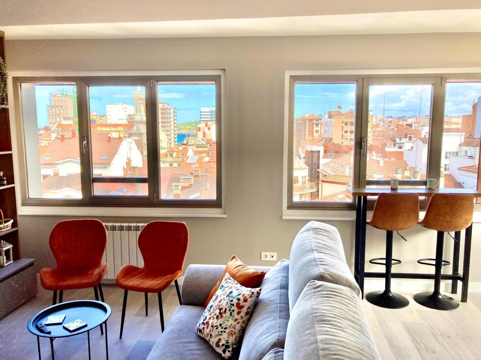 El Mirador Del Centro Apartment Хихон Екстериор снимка